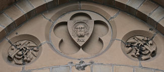Halifax - Prescott Street Detail of Decoration above Entrance